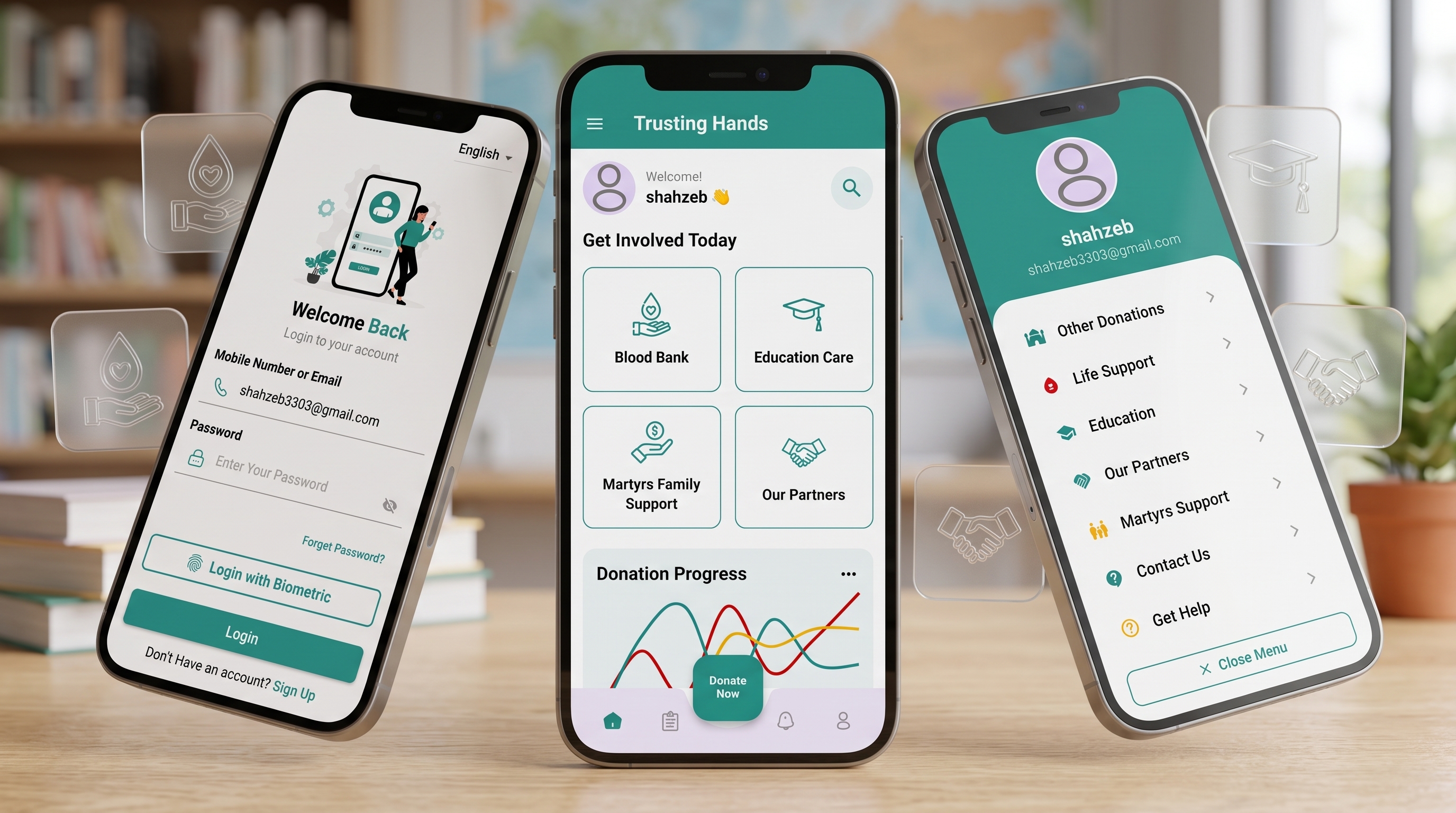 Trusting Hands: One app where you can give help or ask for it